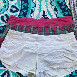 2 pairs of lululemon shorts